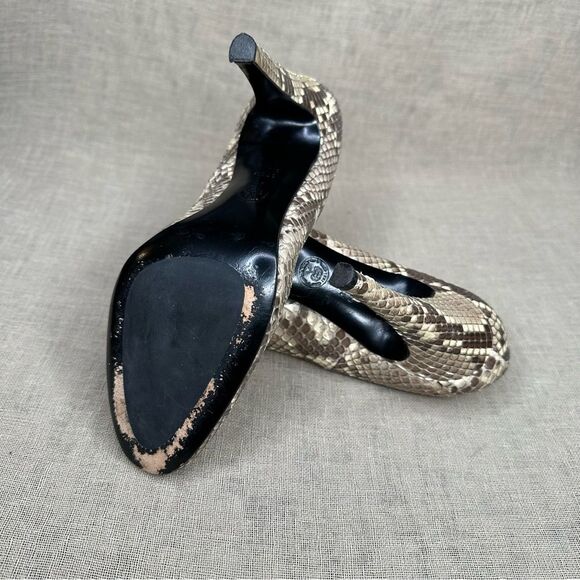 VTG Bally Snakeskin Pumps - Picture 6 of 7